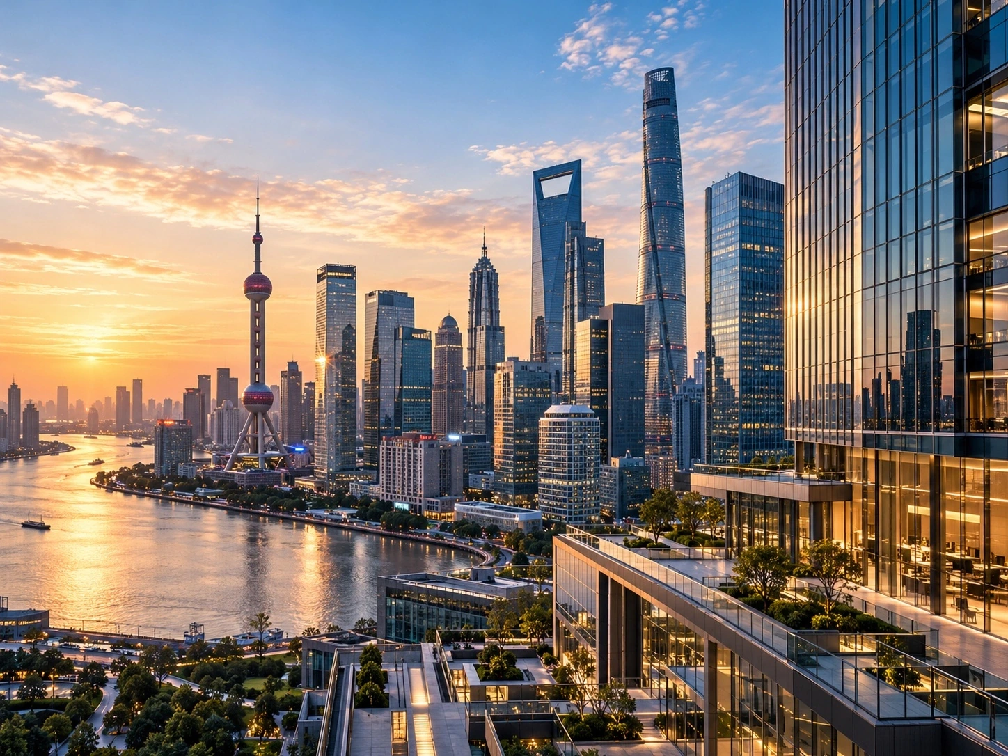 Shanghai business district image supplied by Yana